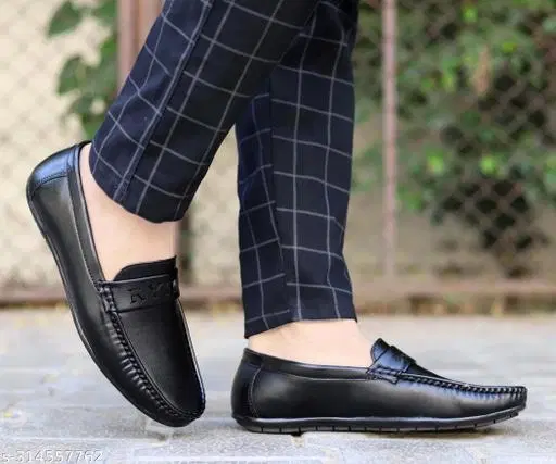 Loafers for Men (Black, 7)