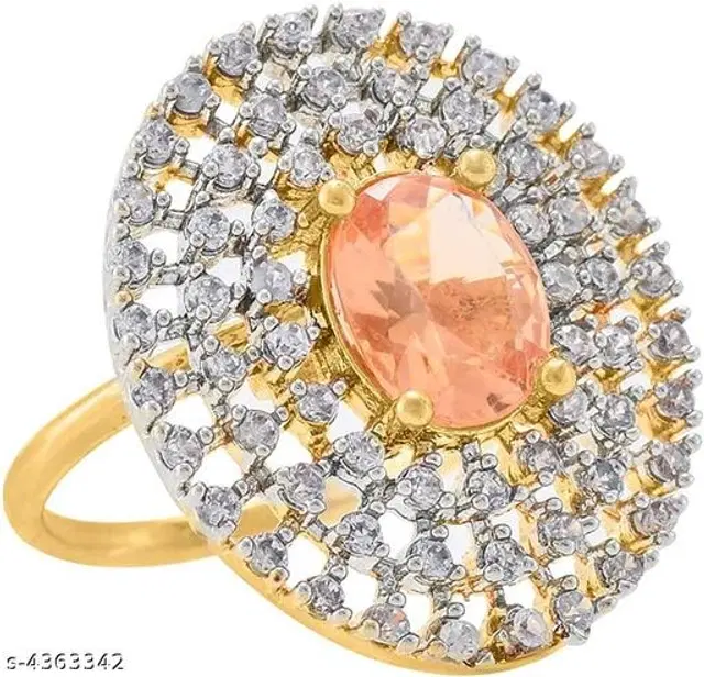 Alloy Ring for Women (Multicolor)