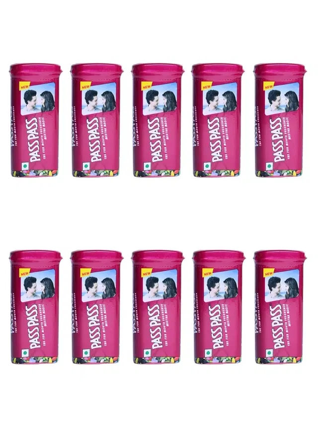 Passs-Passs Mouth Freshener|10 In 1 Pack | Contains Meetha Magic Flavour, Meetha Magic Mouth Freshener (10 X 1 Pieces)