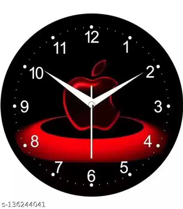Wall Clock for Home, Multicolor, 10"