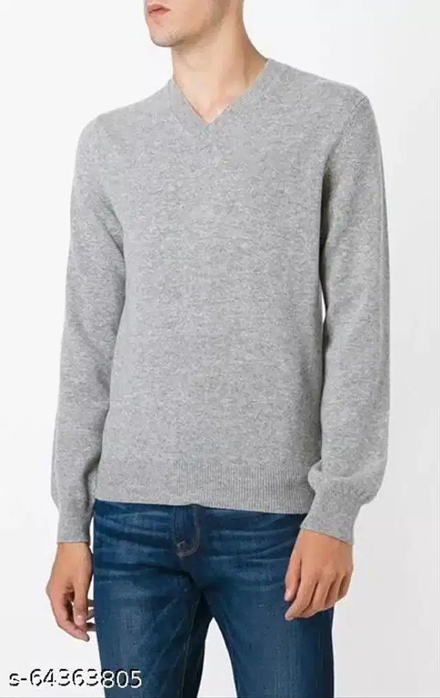 Sweater for Men (Grey, L)