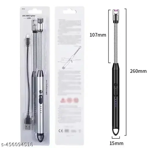 Plastic USB Rechargeable Electric Lighter, Multicolor