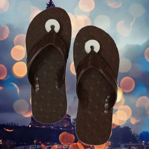 Flipflops for Men (Brown, 5)