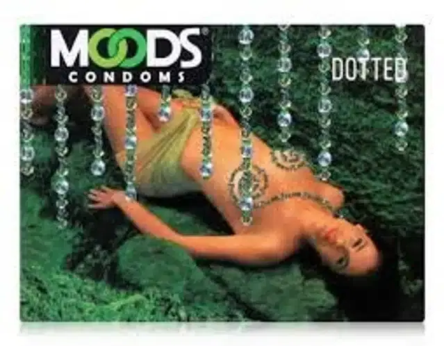 Moods Premium Extra Dotted Condoms for Men, Pack of 20
