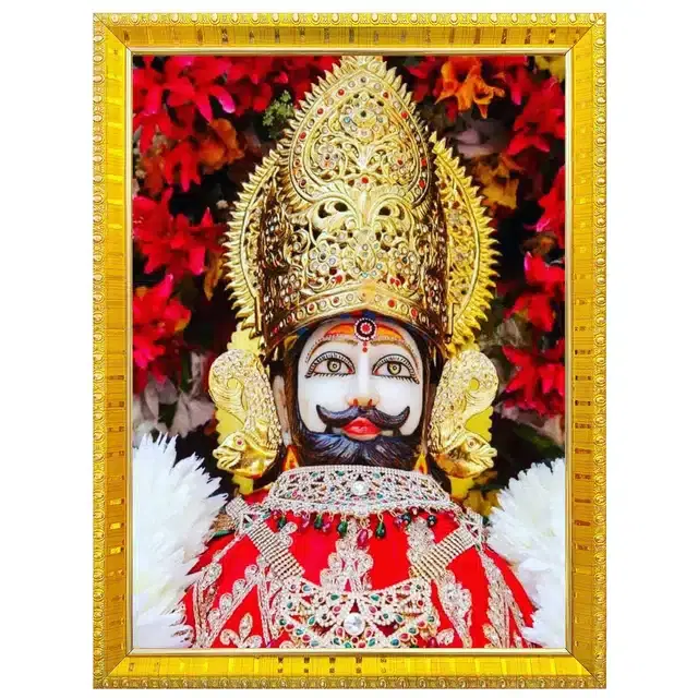 Khatu Shyam Wall Photo Frame, Multicolor, 5x7 Inches