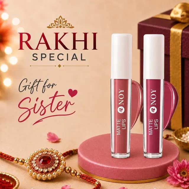 NOY Western Nude Matte Lipstick | Gift for Sister | Rakhi Special