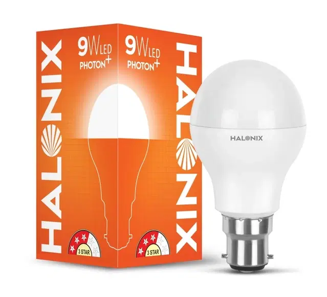 Halonix 9W B22 Led Bulb, White