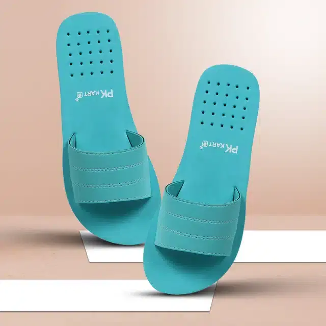 Sliders for Women (Sky Blue, 5)