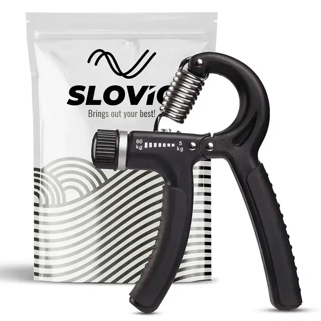 Slovic Hand Gripper Without Counter, Black