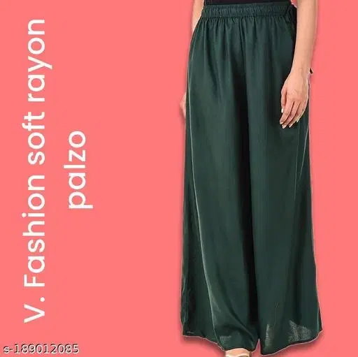 Palazzos for Women (Green, 28)