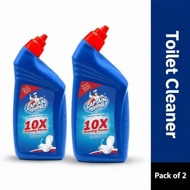 Captain Shine Disinfectant Toilet Cleaner - 2X1 L (Pack of 2)