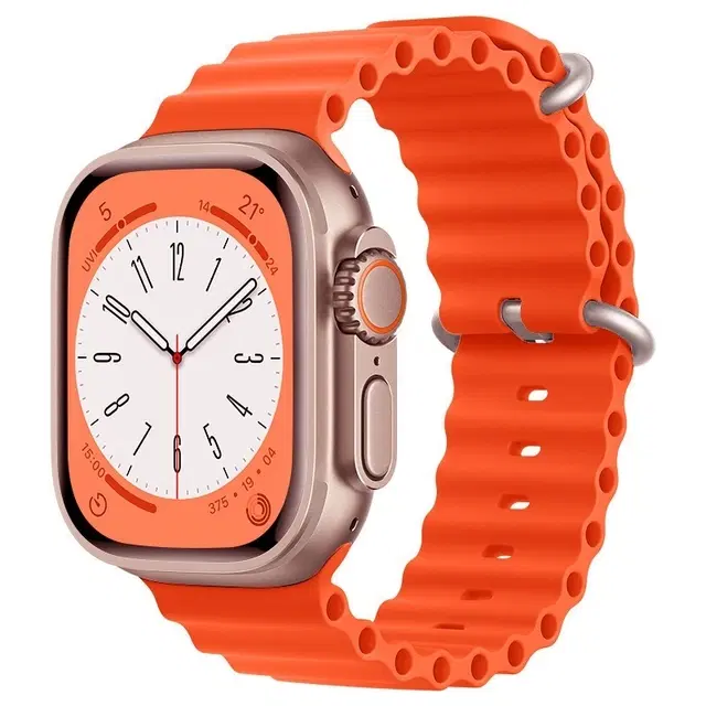 Nylon Strap Smart S8 Ultra Smart Watch for Men & Women, Orange