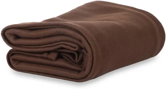 Fleece Blanket, Brown, 60x90 Inches