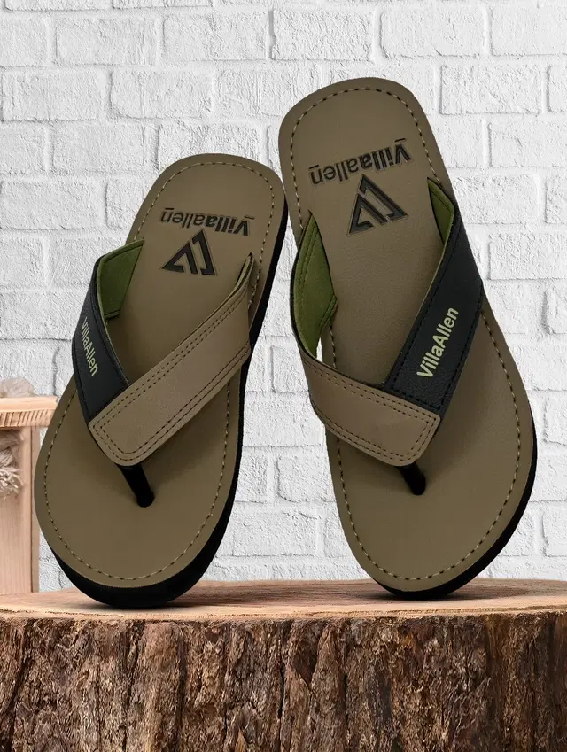 Flipflops for Men (Green, 8)