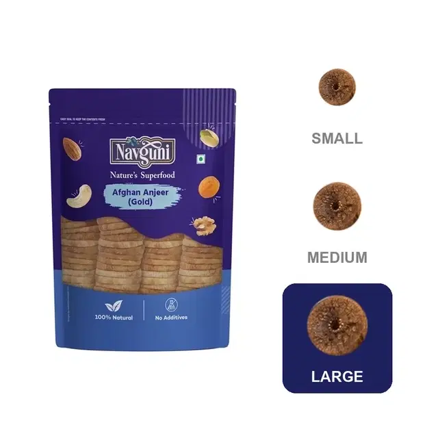 Navguni Jumbo Figs/ Anjeer 200 g (Large)