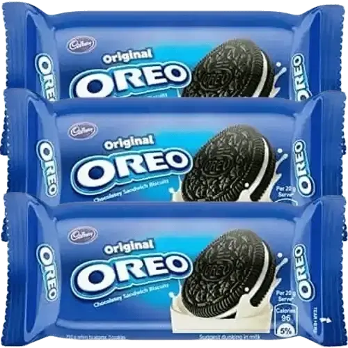 Cadbury Oreo Original Chocolatey Sandwich Biscuit 3X41.75 g (Pack Of 3)