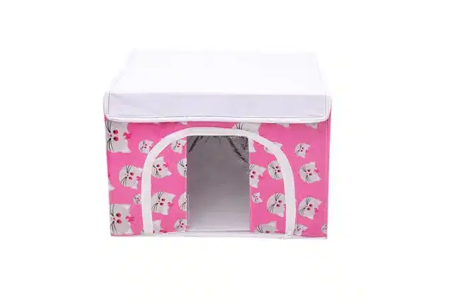 PVC Printed Multipurpose Storage Box, Multicolor
