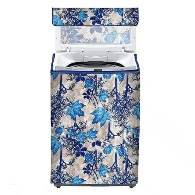 Knit Printed Top Load Washing Machine Cover, Multicolor