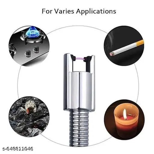 Rechargeable Electric Arc Lighter with Flexible Neck – Windproof Plasma Flameless USB Lighter