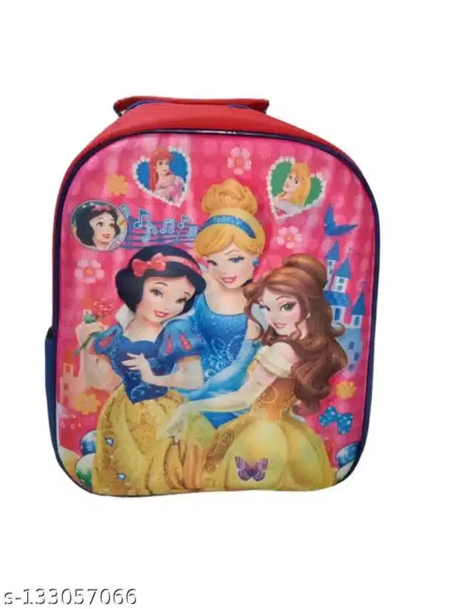 Plastic Barbie Girls Theme Bag for Kids, Multicolor