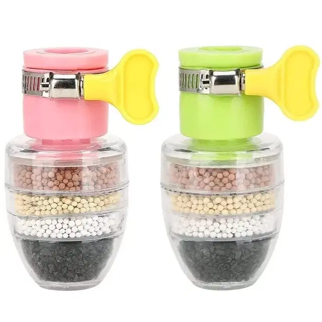 360° Adjustable Rotating Water Carbon Nozzle, Water Carbon Faucet , Water Carbon Valve For Tap (Pack of 2) Assorted (A)