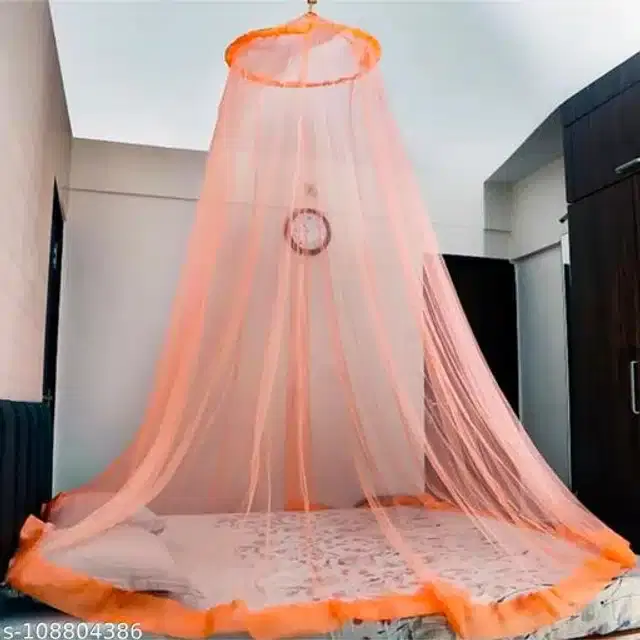 Mosquito Net for Home, Orange, 6.5x6.5 feet