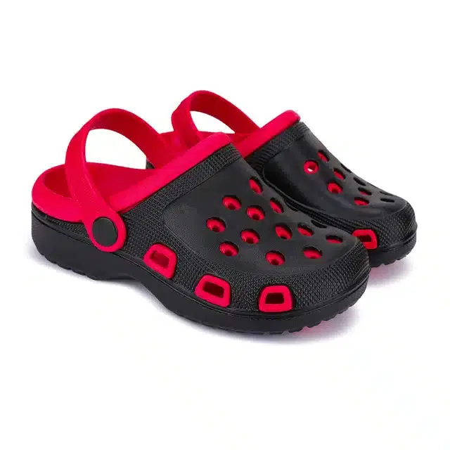 Slip On Clogs for Boys (Red, 2)