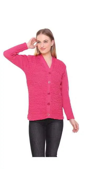 Ragmen Fashion Elegant Women Woollen Cardigan & Sweaters (Rani, Free Size) (R7)
