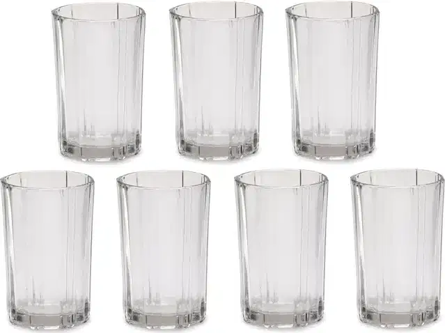 Liquor cum Cocktail Glasses, Transparent, 200 ml, Pack of 7