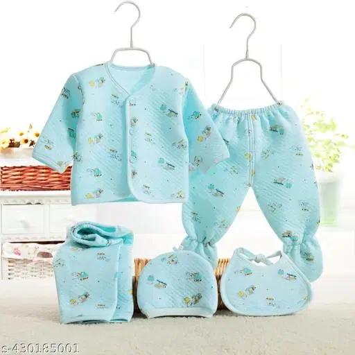 Microfiber Rompers for Kids (Multicolor, 0-3 Months)