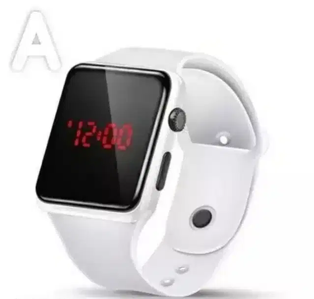Digital Watch for Kids (White)