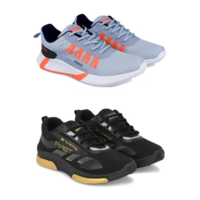 Combo of Casual Shoes for Boys, Pack of 2 (Multicolor, 4.5-5 Years)