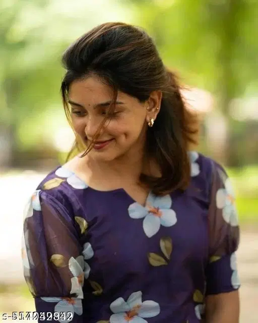 Kurti for Women (Purple, XS)