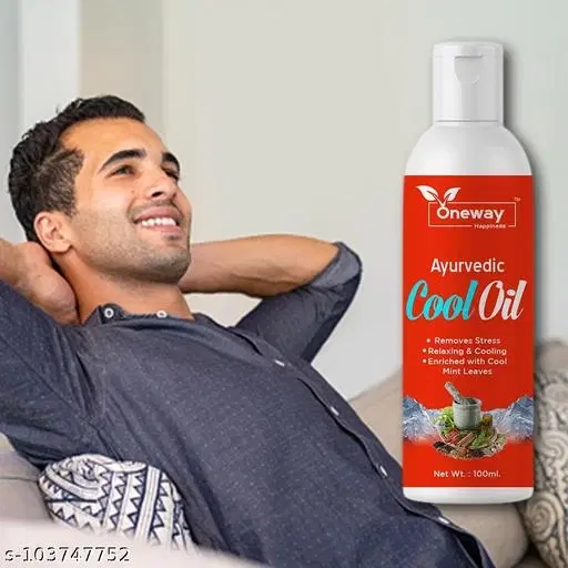 Oneway Happiness Thanda Thanda Cool-Cool Hair Oil (100 ml)