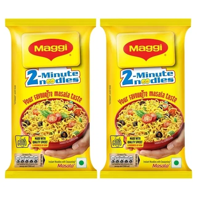 Maggi 2-Minute Instant Masala Noodles ,2X140 g (Set Of 2)