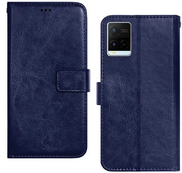 Flip Mobile Cover for Vivo Y21, Multicolor
