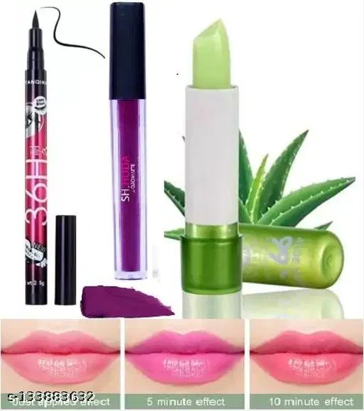 Best lipscare and Eye combo set 4