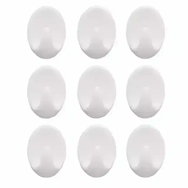 K Kudos Self Adhesive Plastic Wall Hook Set, Pack Of 9