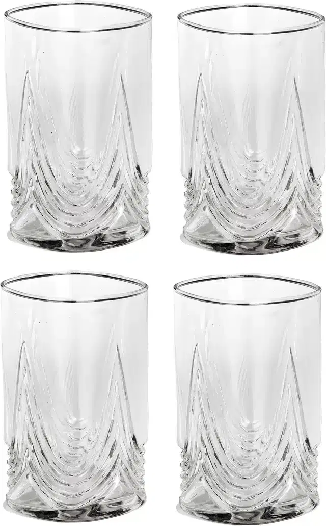 Fancy Water & Wine Glass, 300 ml, Pack of 4