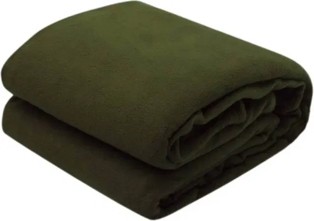 Fleece Blanket, Green, 60x90 Inches