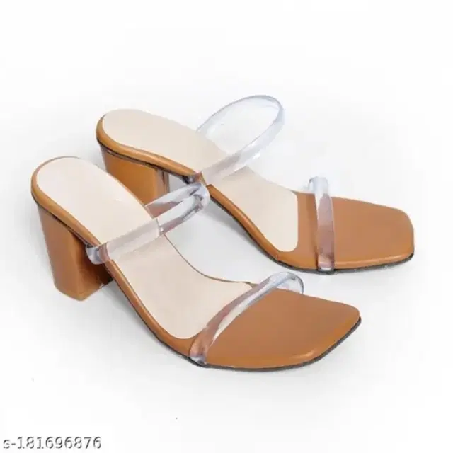 Acknew Heels for Women ACK10030, Beige (4)