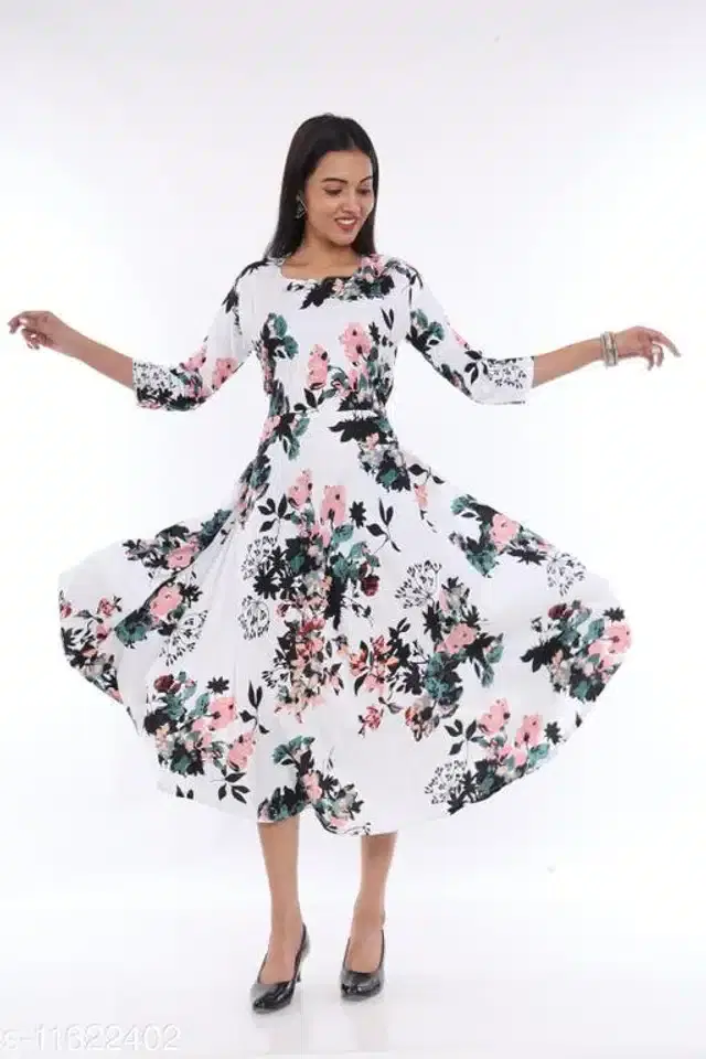 Gown for Women (White, XXS)