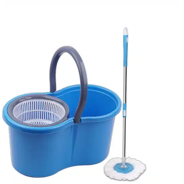 Dry Bucket Mop Set, Set of 1, Multicolor