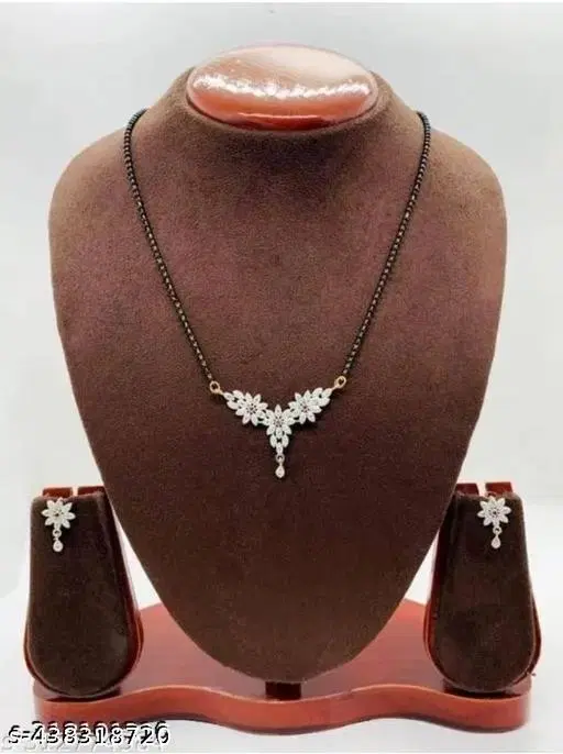 Pink Mangalsutra Set for Women (Free Size)