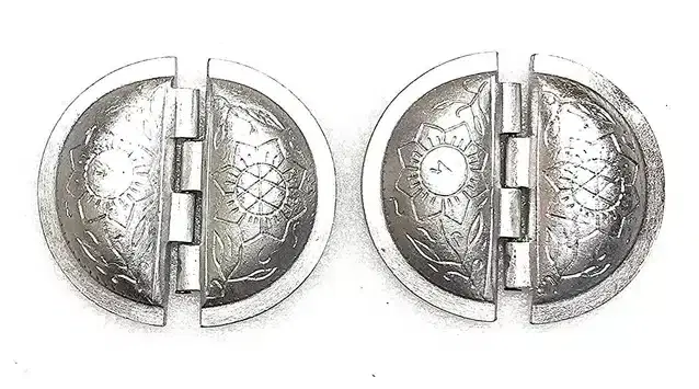 Gujiya Maker Mould, Pack of 2, Silver