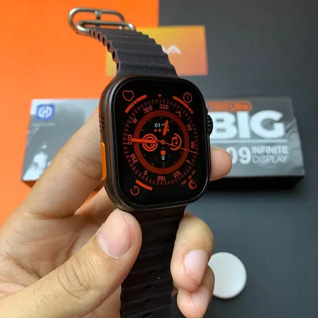Silicone T800 Ultra Smartwatch, Black
