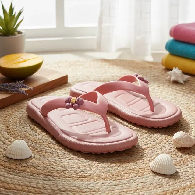 Aqualite Slippers for Women (Pink, 6 UK/India)