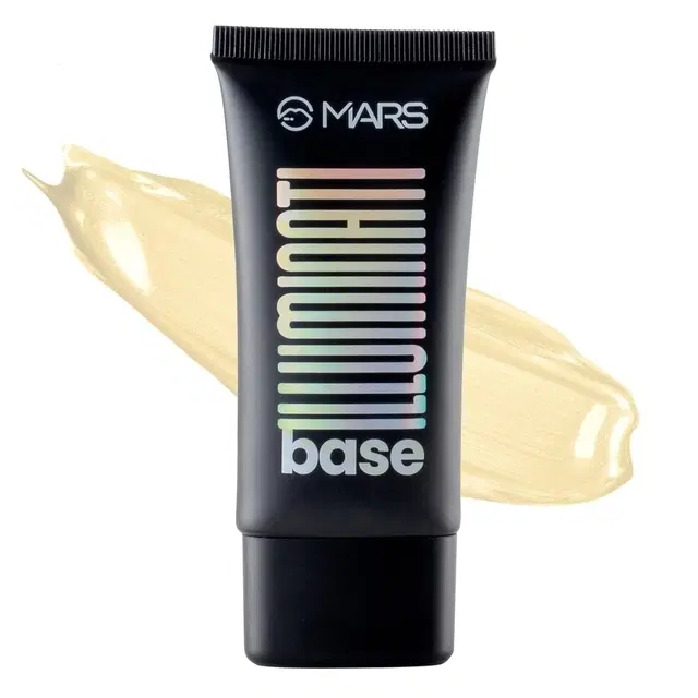 Mars Illuminati Base Strobe Cream Dewy Primer With Highlighter (45 ml, Gold)