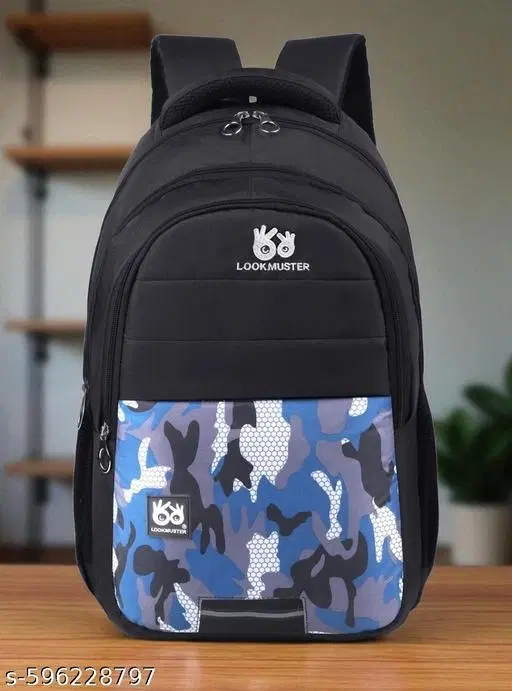 Polyester Backpack for Men & Women, Multicolor
