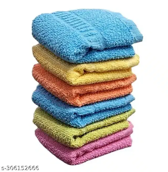 Cotton Kitchen Napkins, Multicolor, 30x45 cm, Pack of 6